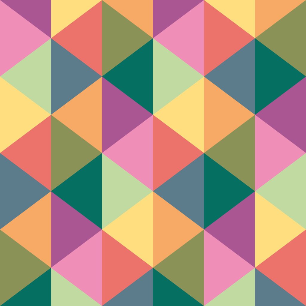 Image of colored triangles